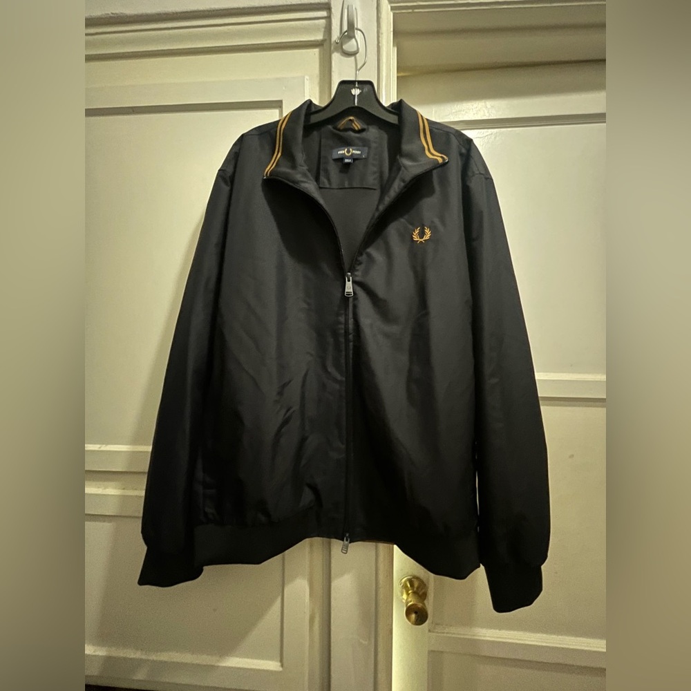 Fred Perry Brentham tennis club navy jacket size large - Picture 2 of 16